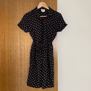 Levi’s Black and Tan Polka Dot Dress